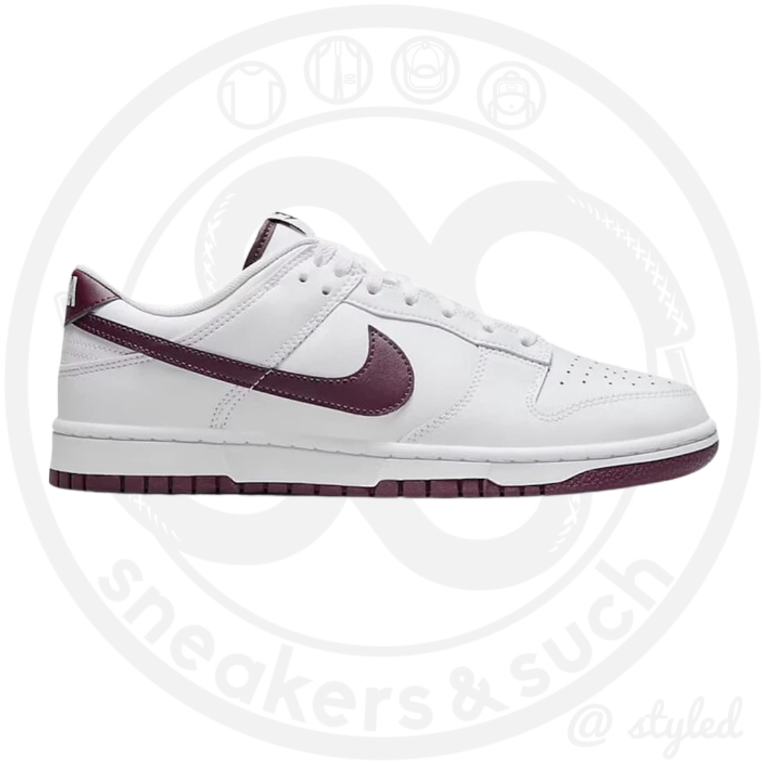 Nike Dunk Low Retro White Night Maroon