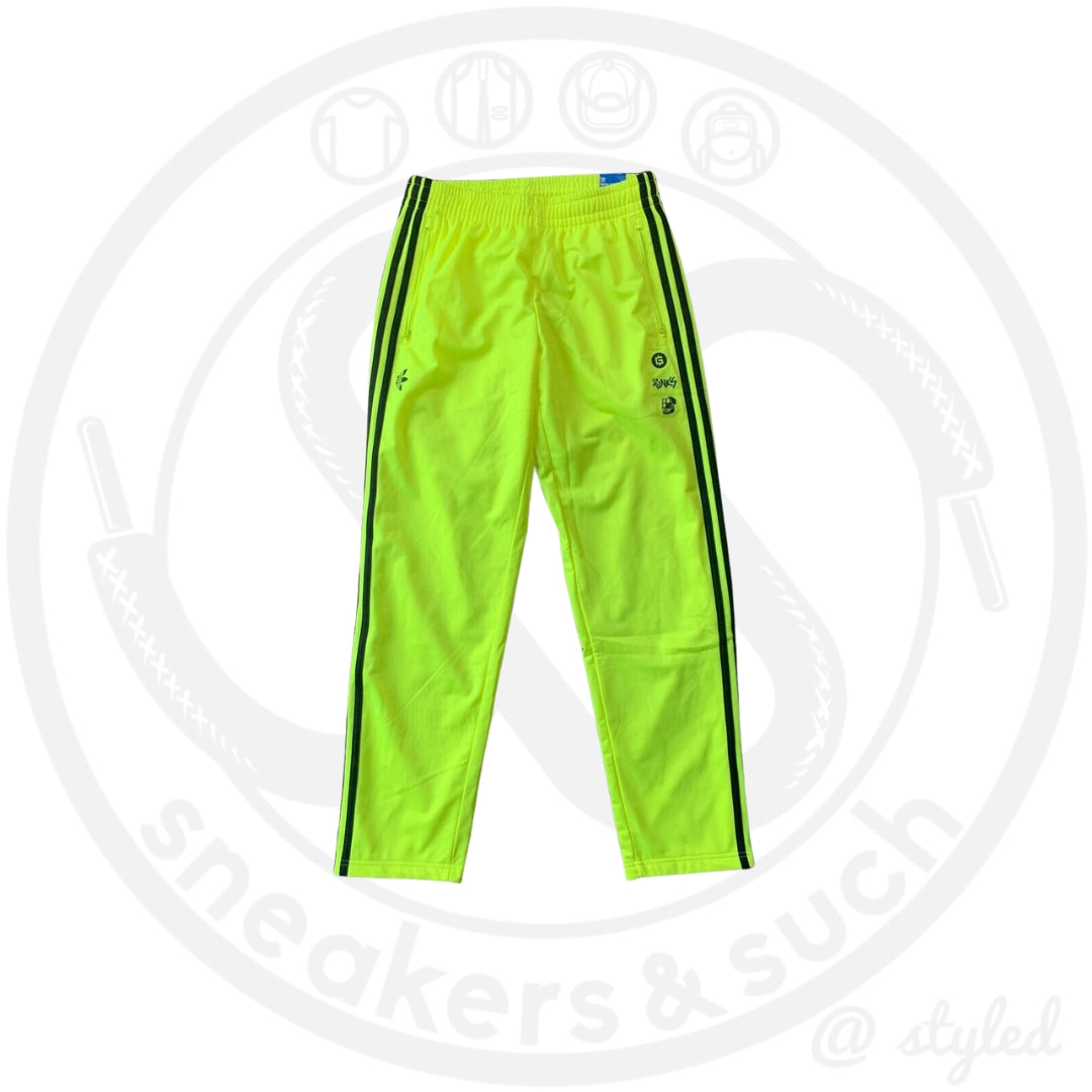 Adidas neon green track pants on sale