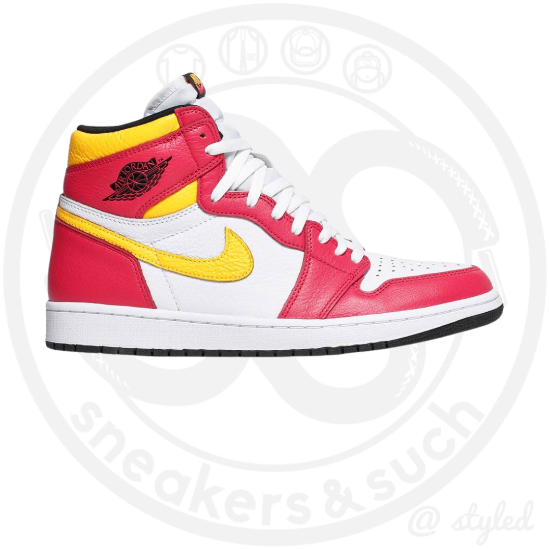 Nike Air Jordan 1 High Light Fusion Red