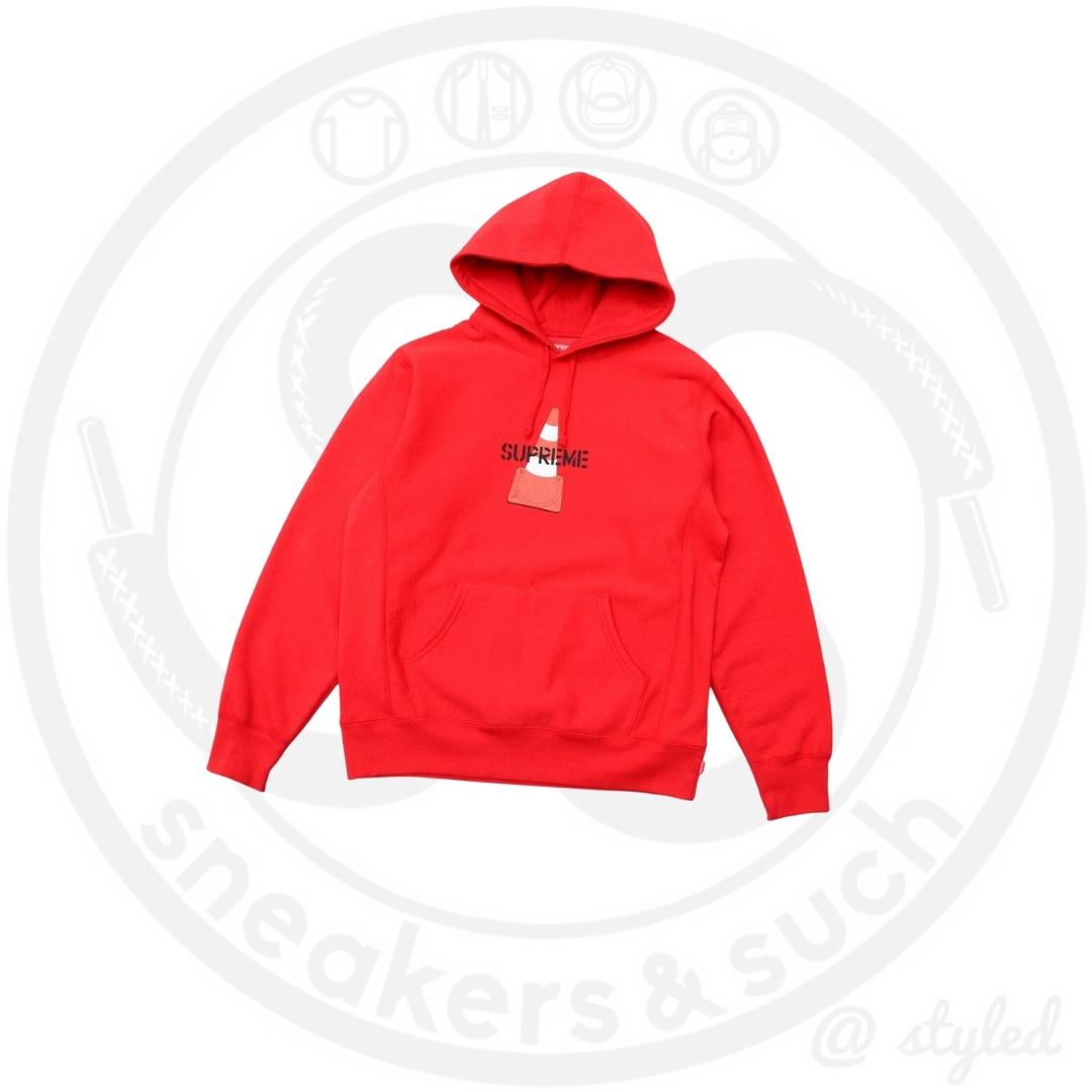 Supreme Cone Hooded Sweatshirt Red – Sneakers & Such @ Styled