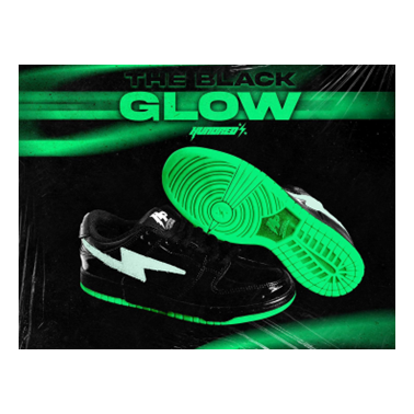 The Hundred Percent Sk8 Low Black Glow