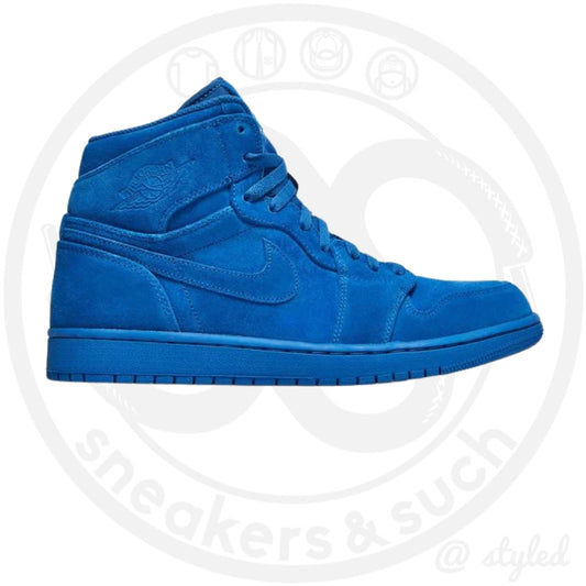 Nike Air Jordan 1 High Blue Suede GS
