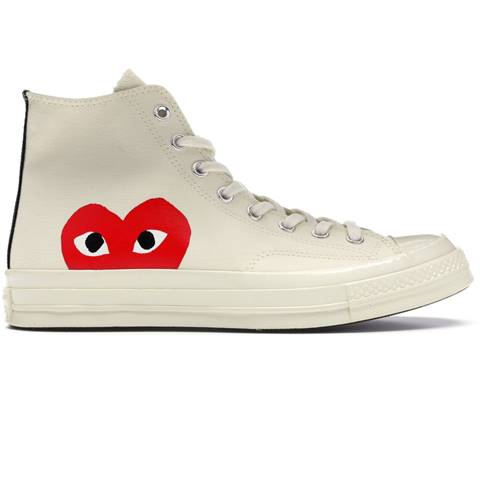 Converse x Comme Des Garcons Play HI 70s White